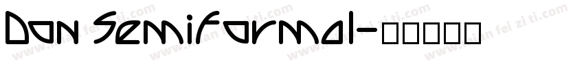 Don Semiformal字体转换